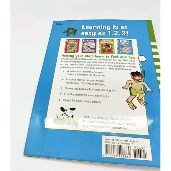 Number Activities: Grade Pre-K-K Paperback Flash Kids Editors Book Educational - Picture 5 of 11